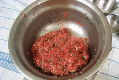 The meatball mix!